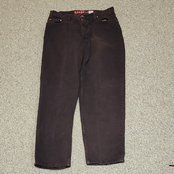 Levi's SilverTab Dark Purple Vintage Jeans, Mens Sz 36 X 30. 100% Cotton. USA - Picture 1 of 6